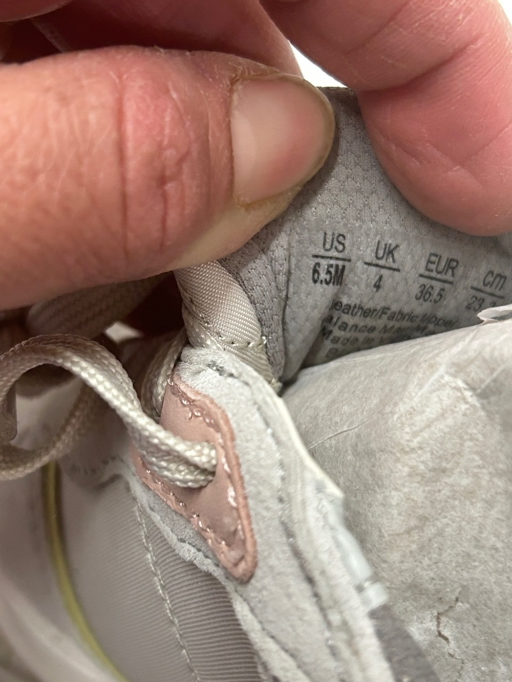 Naturalizer Women's Light Gray Sneakers with Pastel Pink, Yellow & Blue Accents - Picture 8 of 8